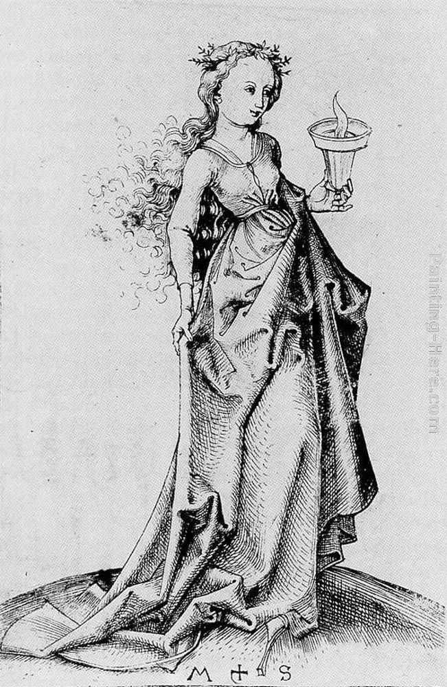 Martin Schongauer The Second Wise Virgin